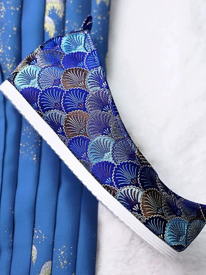 Hazel - Chinese Style Brocade Hanfu Shoes