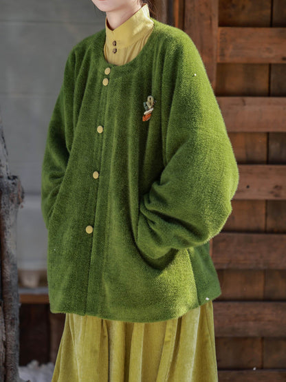 Chinese Round Collar Jacket & Elastic Skirt | Chuheng 初蘅