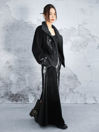 New Chinese Style Turtleneck Sweater for Autumn and Winter