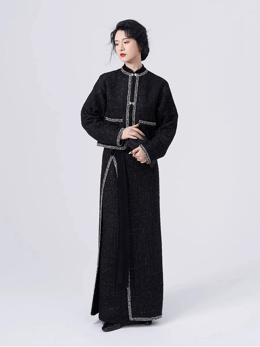Song Dynasty Modern Hanfu Set with Jacket and Spiral Skirt - Rebel Princess 叛逆千金 (Preorder)