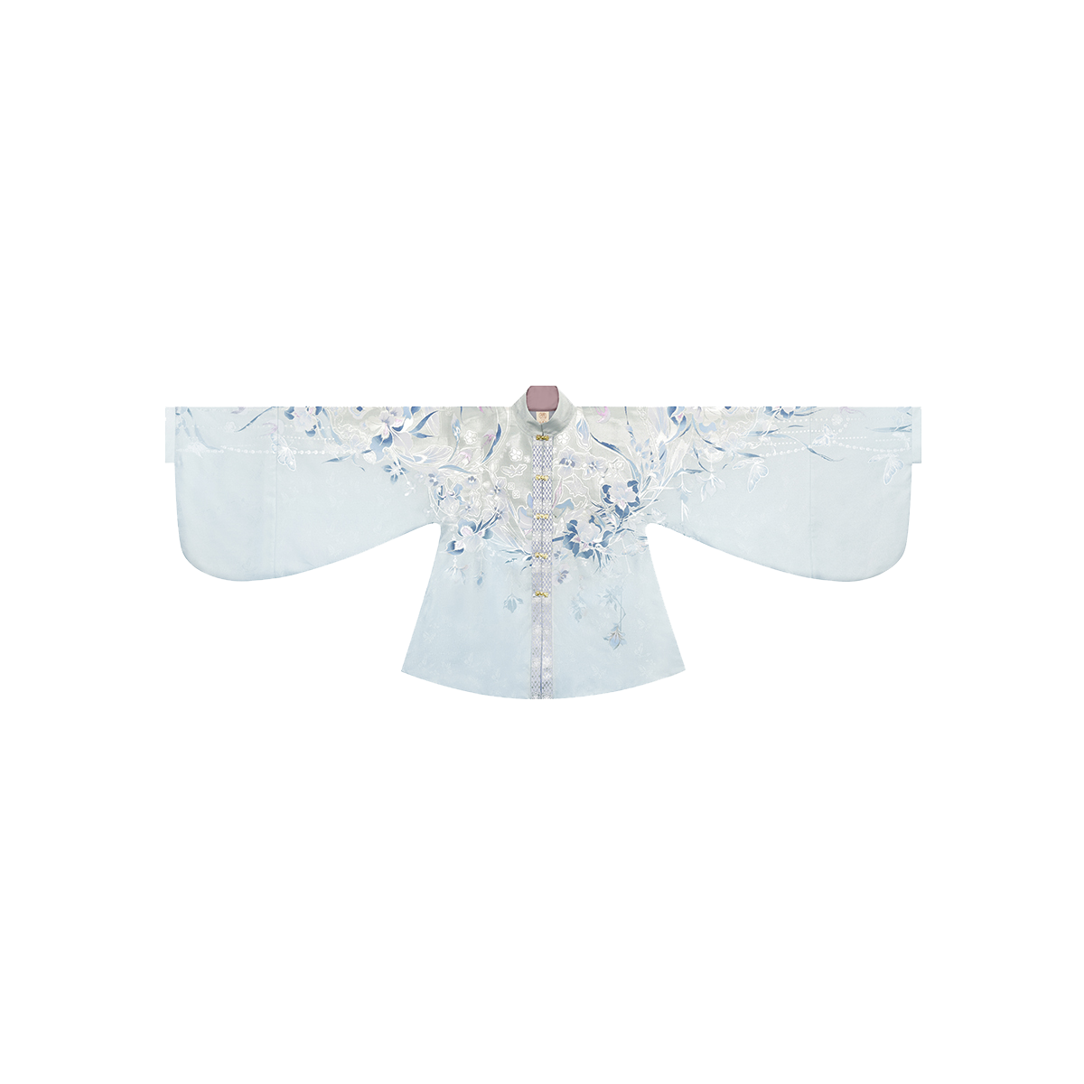 Ming Dynasty Golden Moonlight Pipa Sleeve Top & Mamianqun | Music under the Moon 月下弦音