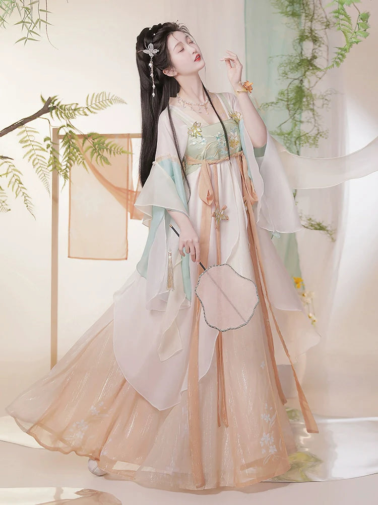 Flower Feather 花羽 - Tang Dynasty Modern Style Qixiong Ruqun
