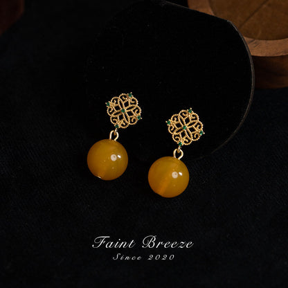 Oriental Autumn Foliage Earrings | Hanfu Jewelry