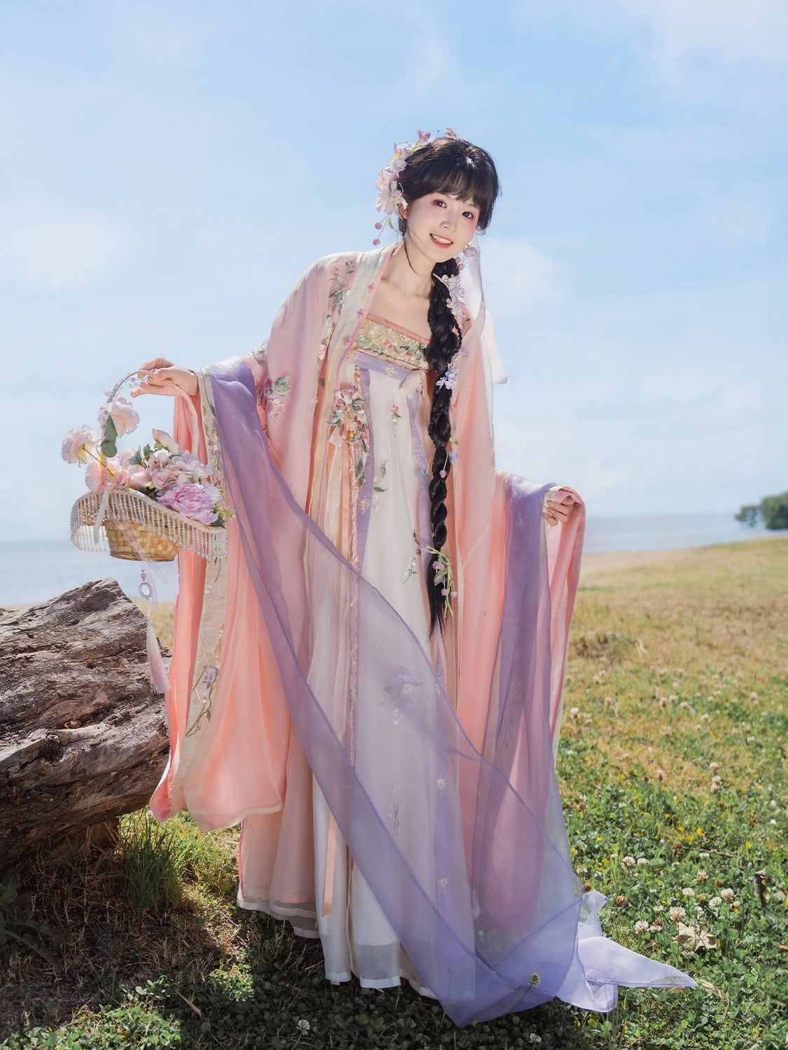 Chuntian Hua 春田花 - Fairy Spring and Summer Daily Tang Dynasty Style Qixiong Ruqun