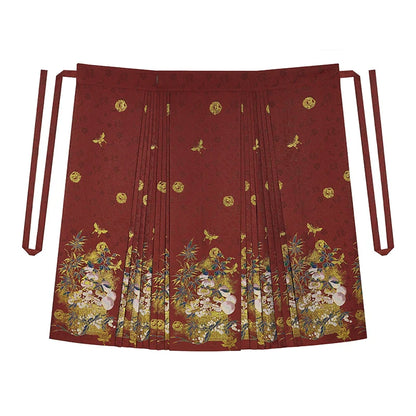 Ming Dynasty Modern Hanfu for Chinese New Year Festivals - Jade Peach Spirit 玉桃灵