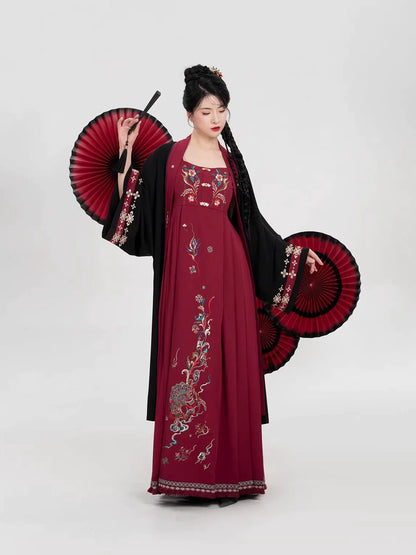 Ming Dynasty Modern Hanfu Mamianqun Outfit - Yanlan 嫣兰