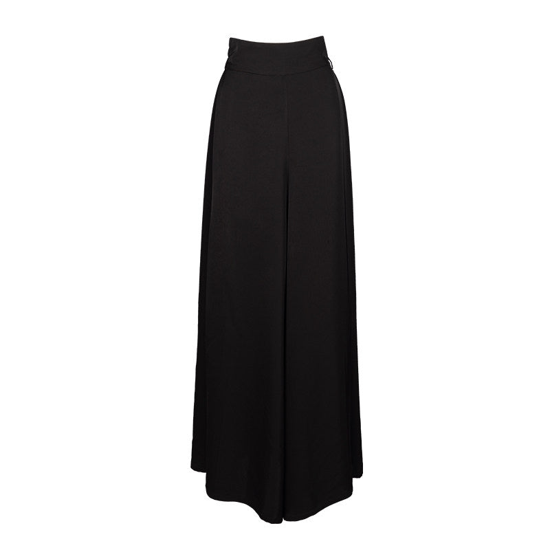 Xuan Mo | Modern Chinese Pleated Hanfu Set with Elastic Waist Song Style Pants