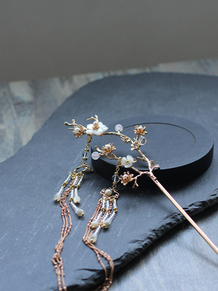 Pear Blossom Hair Stick | Hanfu Hair Accessory
