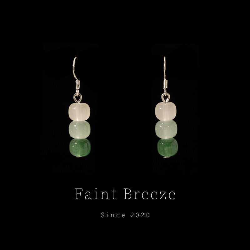 Clear Spring on the Stone Earrings | Hanfu Jewelry