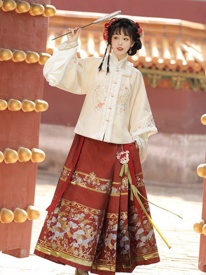 Ming Dynasty Chinese New Year Festival Hanfu | Moonlit Night 月夜