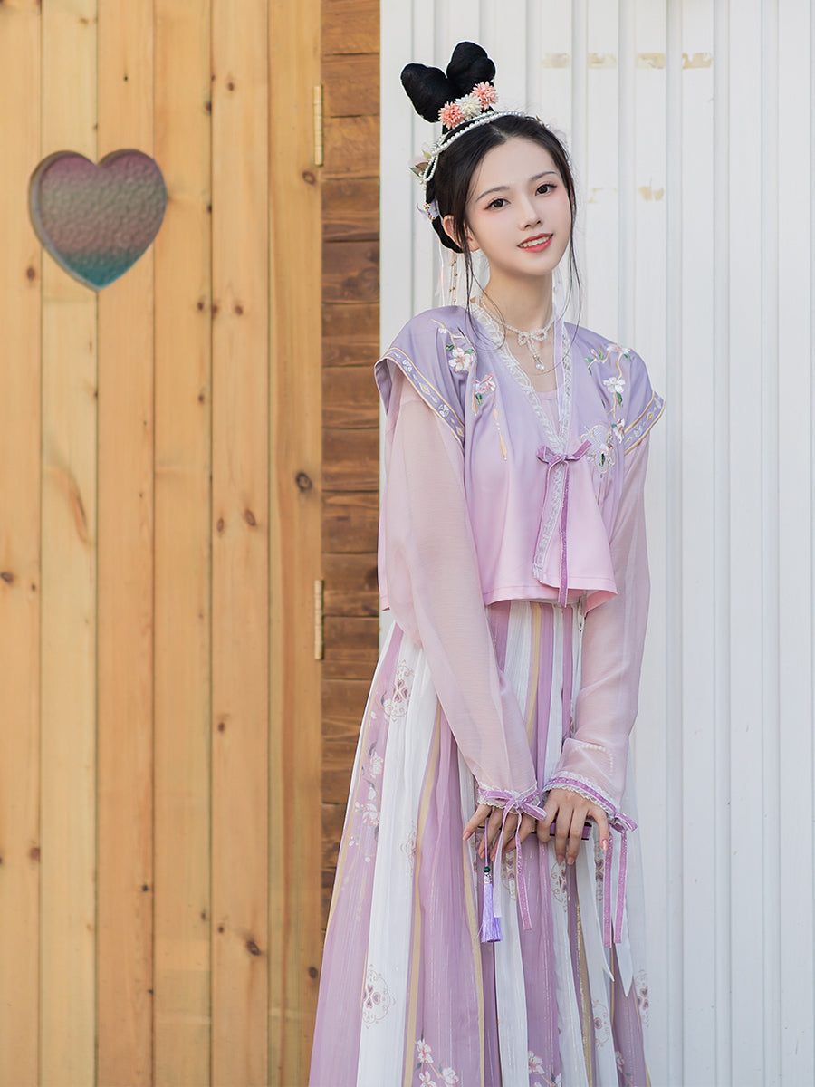 Flower Collector 花间集- Tang Dynasty Style Beizi Qiyao Ruqun