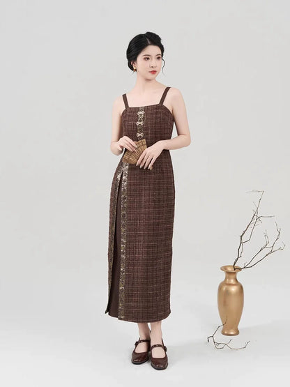 Song Dynasty Modern Hanfu - Autumn Mocha 秋褐 (Preorder)