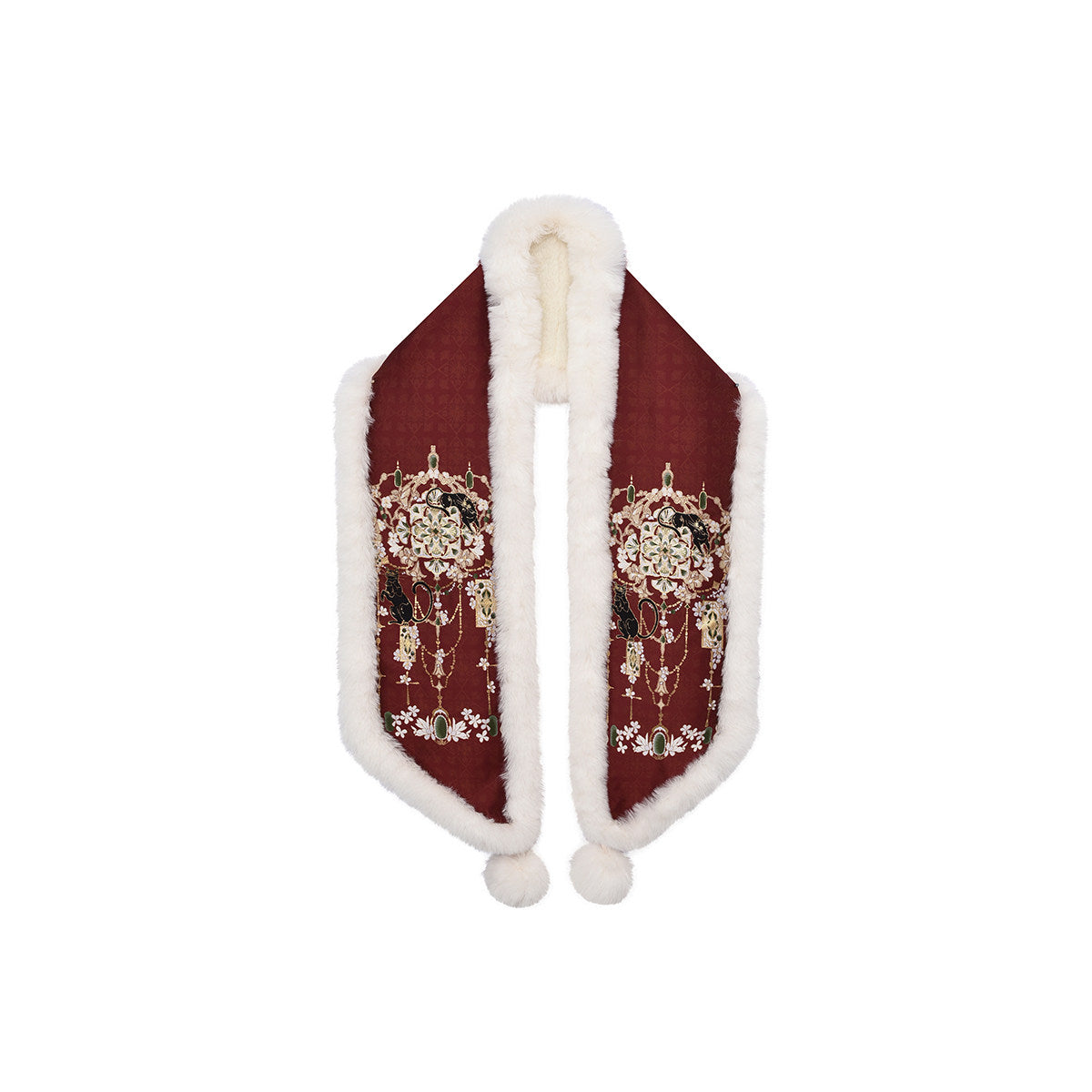Ming Dynasty Chinese New Year Festival Hanfu Set | Fortune Cat 喵运亨通