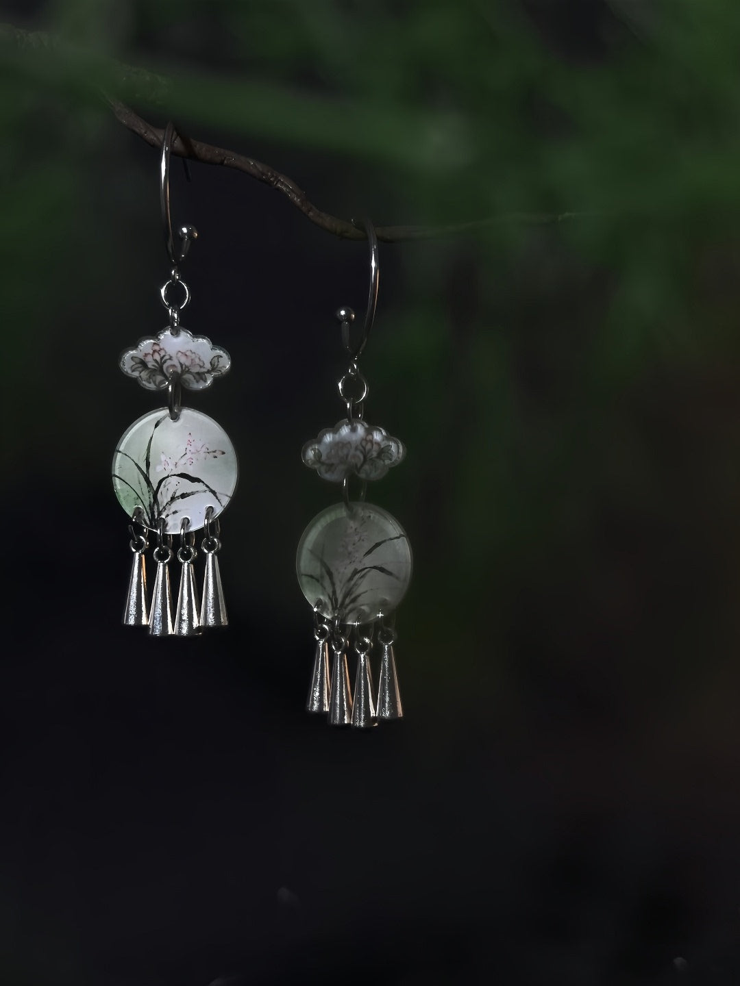 Sea of Flowers Earrings | Cheongsam Jewelry