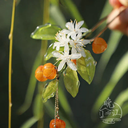 Mandarin Oranges Hair Stick | Ancient Chinese Hair Accessory