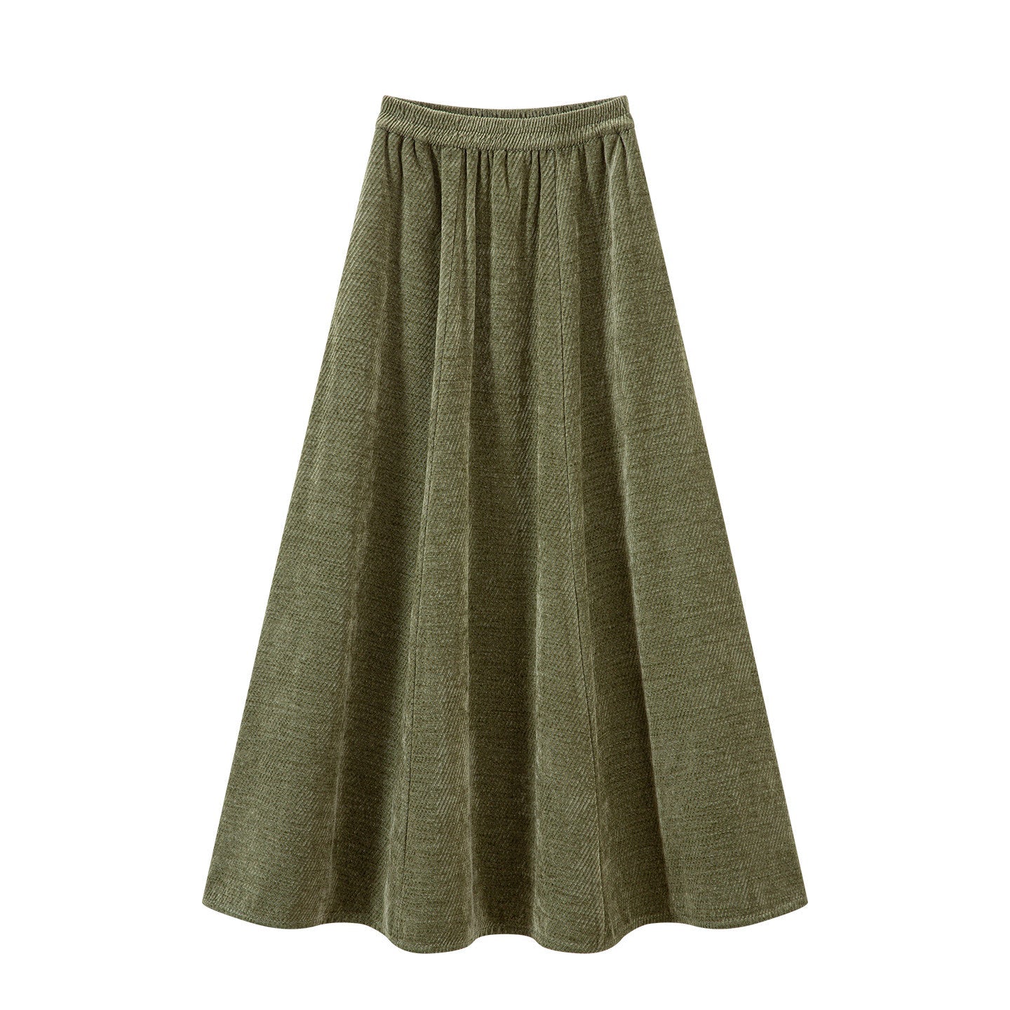 Ming Dynasty Modern Hanfu Winged Sleeve Top with Elastic Skirt - Oz Brown 绿野仙棕 (Preorder)