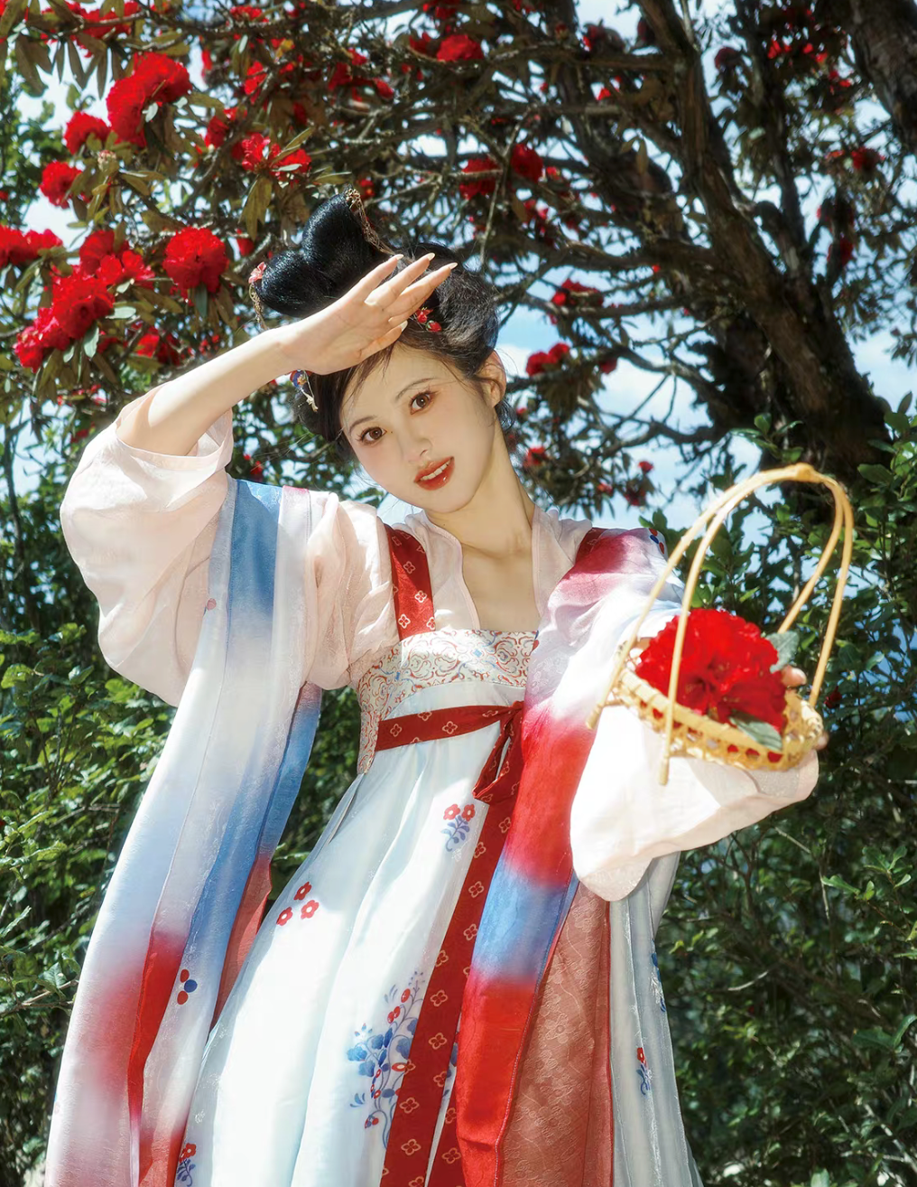 Mei Hua Su | Tang Style Modern Hanfu Dress for Spring
