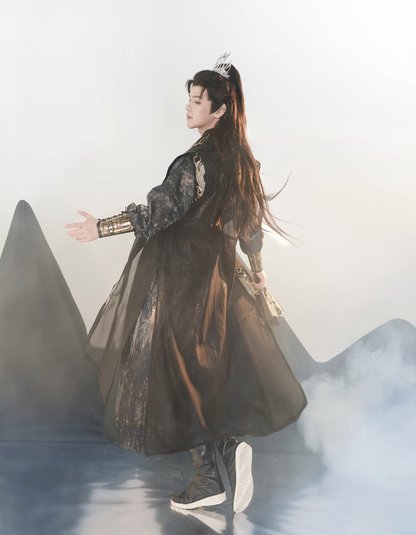 Tang Dynasty Round Collar Robe - Rise of the King 君临