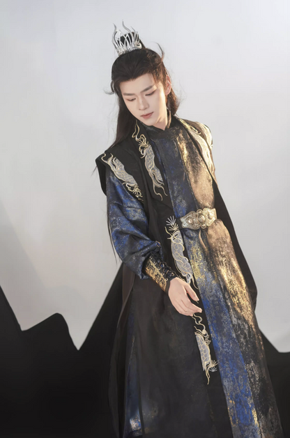 Tang Dynasty Round Collar Robe - Rise of the King 君临