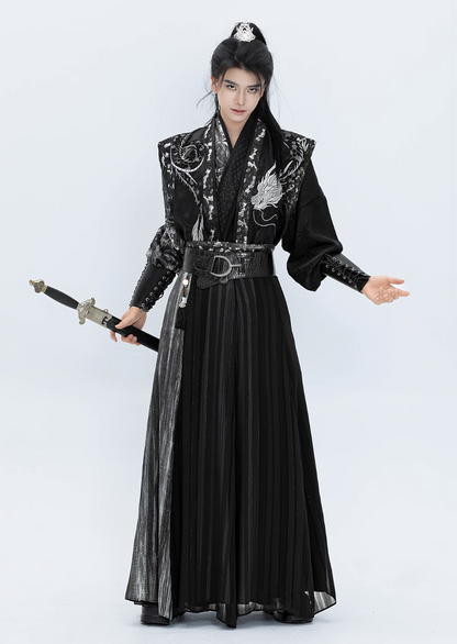 Wei Jin Wuxia Style Qiyao Ruqun - Canglan 沧澜