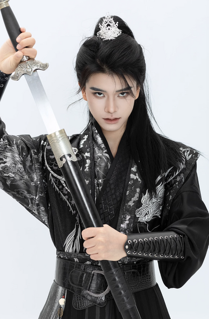 Wei Jin Wuxia Style Qiyao Ruqun - Canglan 沧澜