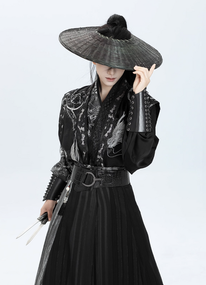 Wei Jin Wuxia Style Qiyao Ruqun - Canglan 沧澜